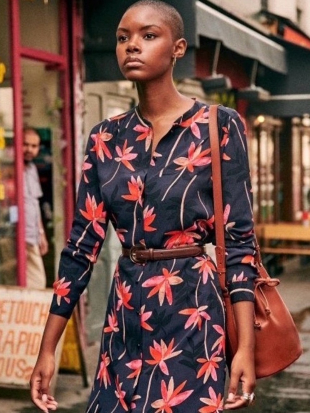 NWT Sézane Robe Vick Dress – Imprimé Pétale (Floral Print)